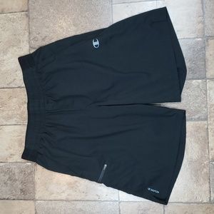 Champion Performance Vapor Mens black drawstring and elastic waistband Size M